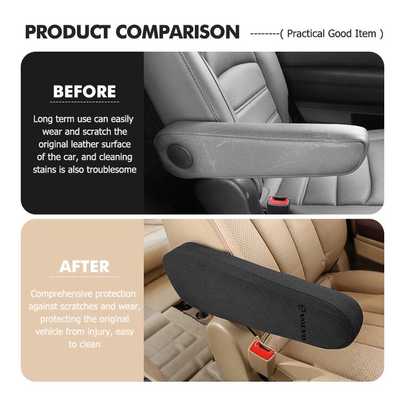 Car Armrest Dust-proof Hand Protector Comfortable Elastic Cloth Covers For Volvo XC60 XC90 S60 S80 V60 C70 S40 C30 V90 V60 C40 HL9