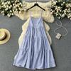 Stripes Summer Thin Loose Casual Sling Dress