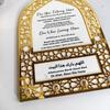 Decorative Acrylic Key Hanger Wall Mounted Arabic Key Holder Durable Key Hook  Eid Al Adha Gift