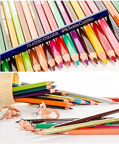 Faber-Castell Oil-Based Colored Pencils, Castle Series, 100 Colors [Parallel Import]. Perfect for Illustration, Design, Drawing, and Doodling. For Adu
