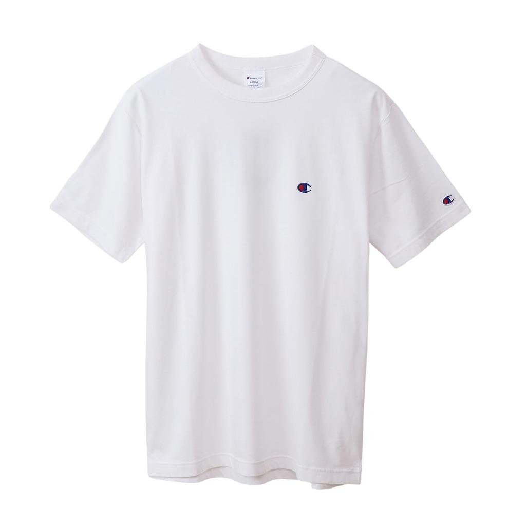 Champion short classic Cotton logo short sleeve 5L T-shirt, sleeve, 100% cotton, USA, one-point embroidery, T-shirt, basic, C3-P300Z/C3-X352L, men's,