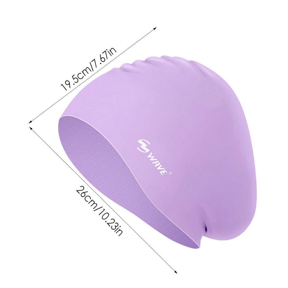 Silicone SwimmingCaps Oversized Long Hair SwimmingCaps Waterproof SwimCap With Ear Protect Diving Bathing Hats Pool