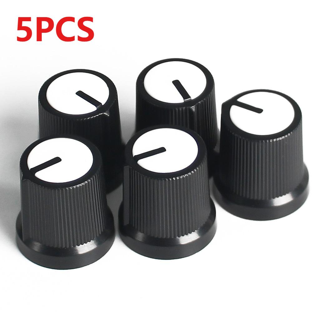 5/30pcs WH148 AG3 Potentiometer Knob Cap AG3 Plastic Rotary Switch Knobs Kit for Diameter 6mm Green Yellow Orange Blue White Red