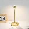 Battery-Powered Metal Desk Lamp Touch Control Flicker Free Dimmable Non-Slip Design Modern Wireless Bedside Lamp