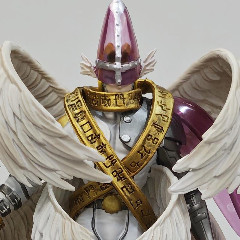 20.5cm/8.07inch Digimon Adventure Holy Angemon Figure Pvc Statue Desktop Ornament Collection Model Toys Gifts
