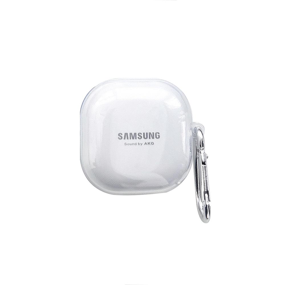 Transparent TPU Soft Case for Samsung Buds2 Pro/Buds Live Bluetooth Headsets
