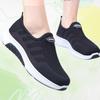 FARFADET Lightweight Mesh Perfect for Gym and Indoor Comfortable Walking Shoes for and Breathable Mesh Material for and Black Slip-On Sneakers,