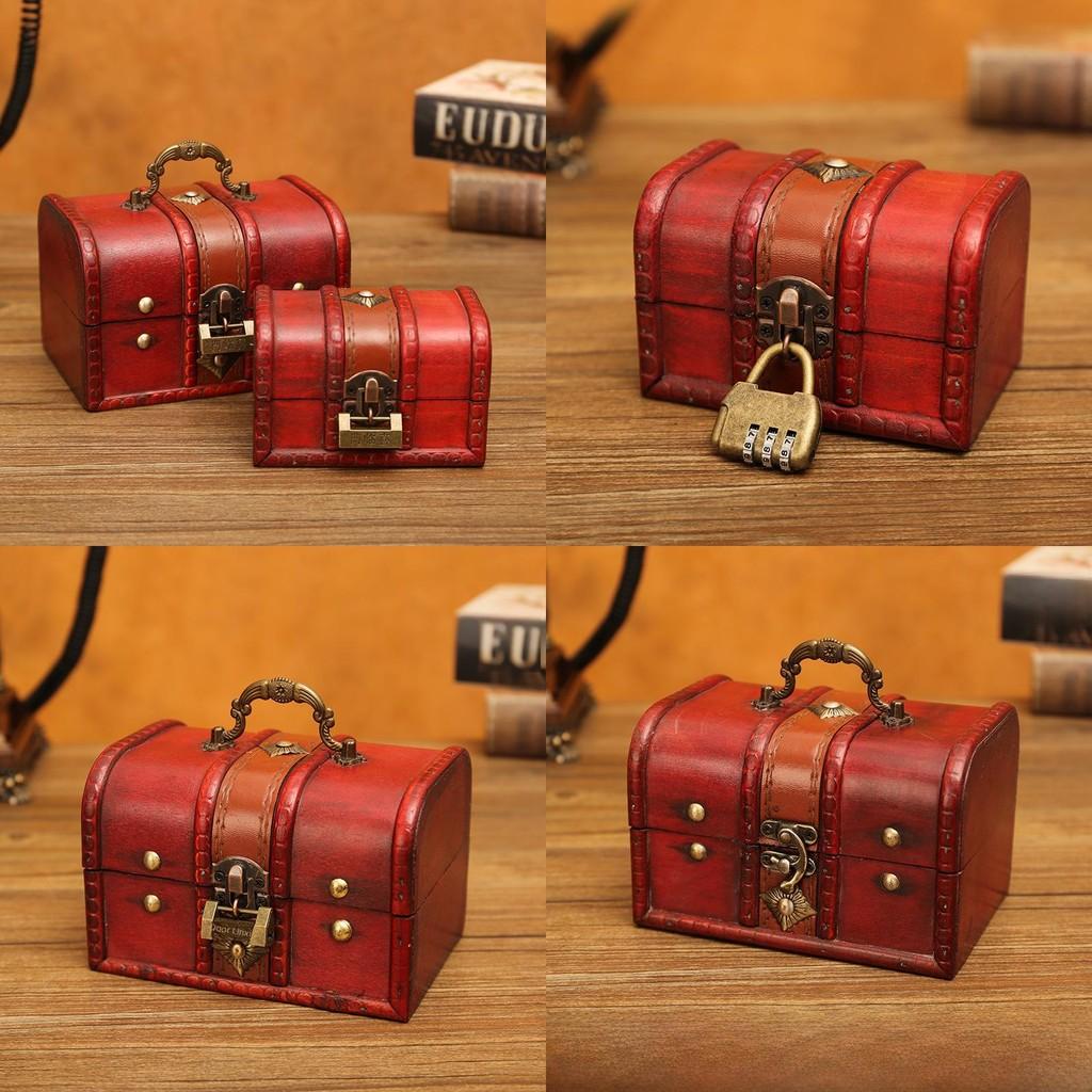 Modern Organizer Wooden Storage Box For Cosmetics Living Room Gift Decoration