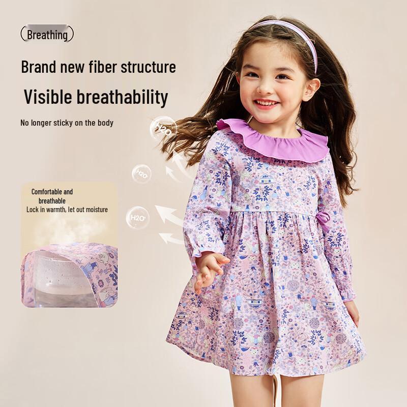 Classic Teddy Girls  Floral Princess Dress 110