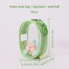 10cm Transparent Dustproof PVC Blind Box Display Bag - Mini Cute Ins Style Stroller Bag with Pendant Holder