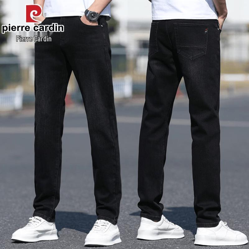 Pierre Cardin Men's Washed Loose Straight Fit Jeans