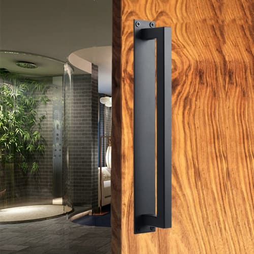 K10 Rail Gate Door Handle, Carbon Steel, Barn, Warehouse, Closet, Cabinet Handle