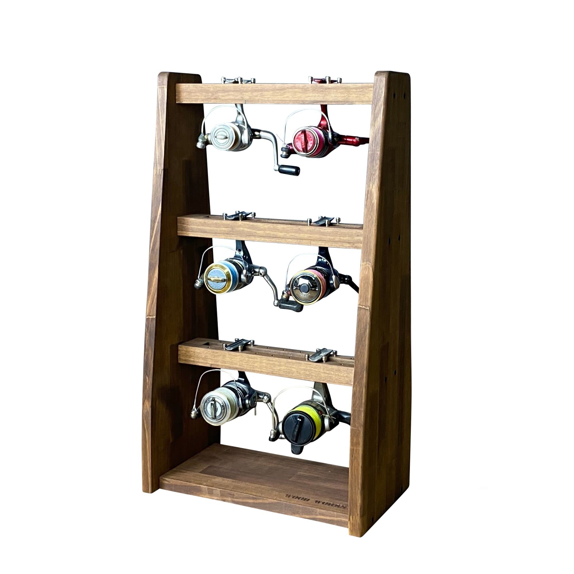 

WOOD WORKS Made in Japan Reel Stand B Type (M Size [Color: Brown])