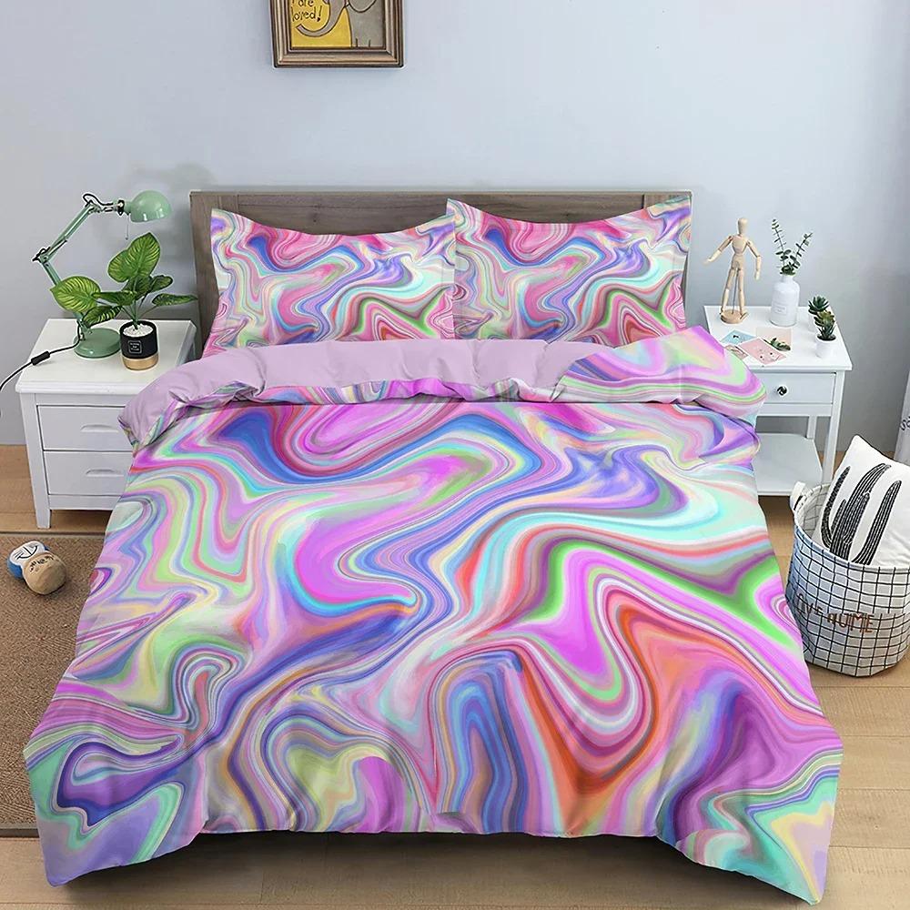 Comfortable Stylish Pattern Duvet Cover Set With Duvet Cover And Pillowcases King Queen Twin Sizes For All Ages