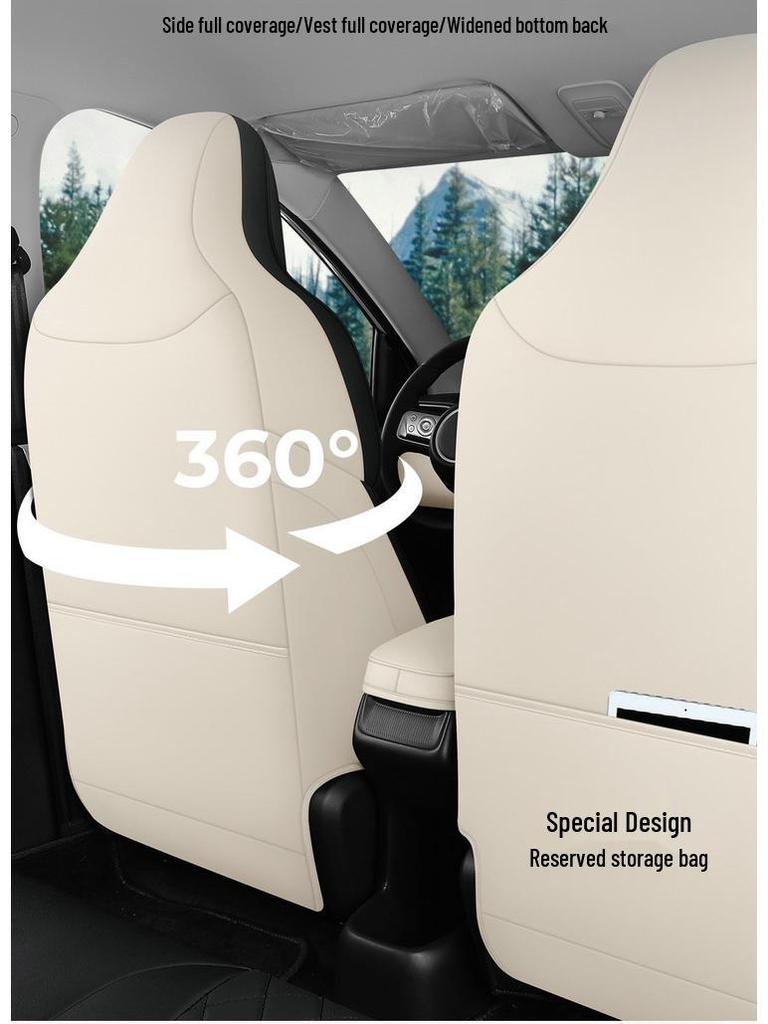 Wuling Bingo PLUS Cartoon Leather Car Seat Cover - All Seasons