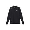 Nike T Shirts Men's Black Stand Collar Moderate Straight Fit DD5663-010