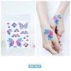 1pc Glitter Gradient Butterfly Wing Tattoo Eyeliner Face Sticker for Kids' Eye Makeup DIY