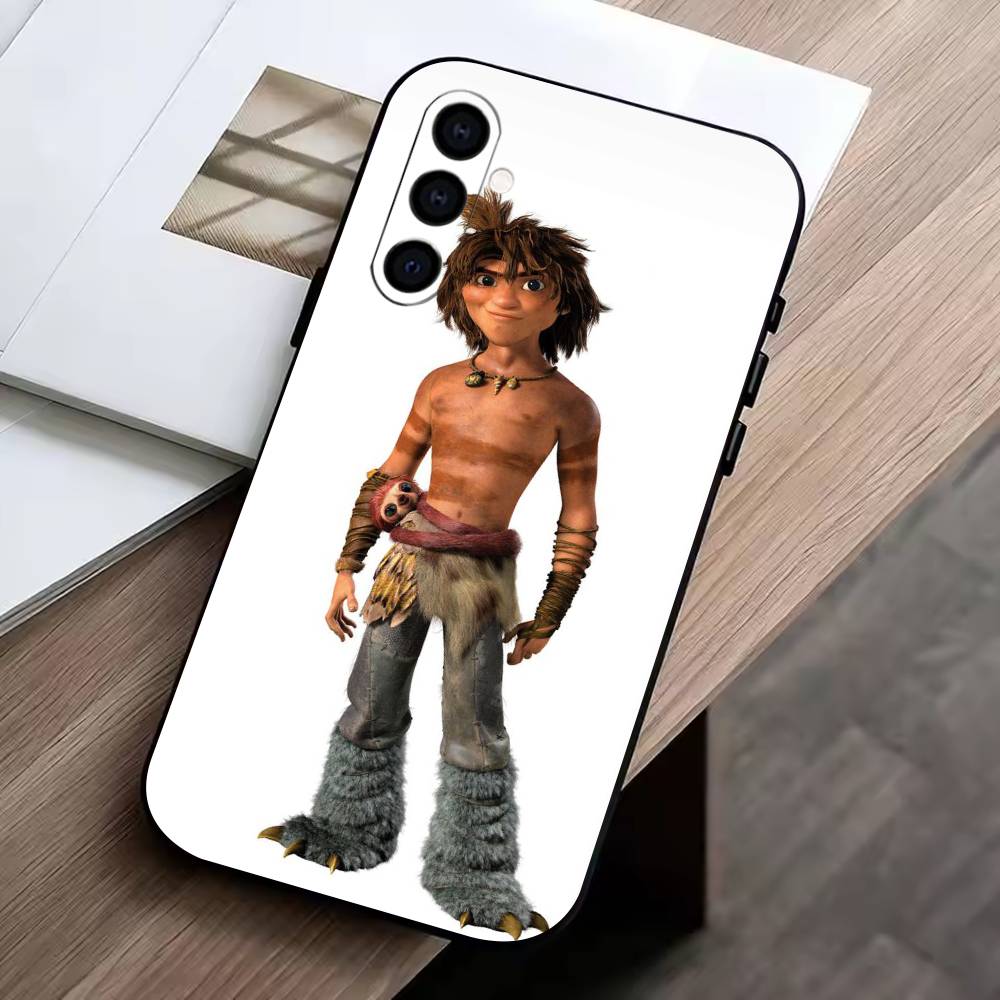 The C-Croods  Phone Case For Samsung Galaxy A73,A72,A71,A70,A53,A52,A51,Soft Silicone Black Cover
