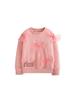 Malwee Girls' Autumn/Winter Sweatshirt: European & American Style Round Neck Long Sleeve Pullover for Kids