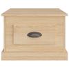  Coffee Table, Sonoma Oak, 50x50x35 Cm, Wood-based Material