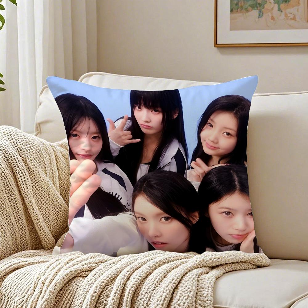 Kpop Trendy IIILLITS Cushion Cover Pillowcase Antidustmite Living Room Sofa Decor Cushion Room