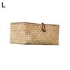 Retro Stroh Woven Make-Up Lagerung Box Spielzeug Halter Korb Hause Kleinigkeiten Organizer