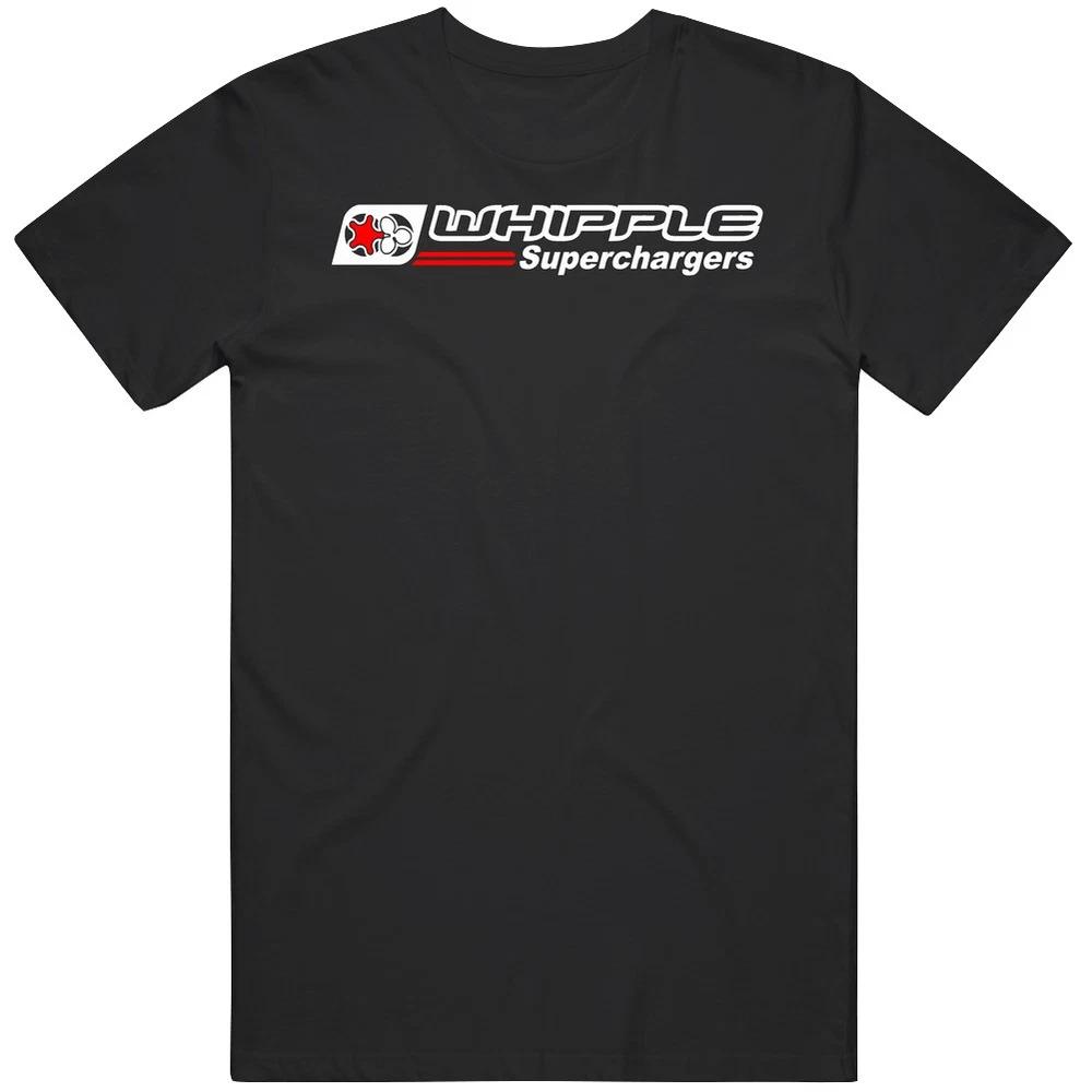Логотип Whipple Super Chargers Мощность Про Hellcat Dodge Черная футболка S