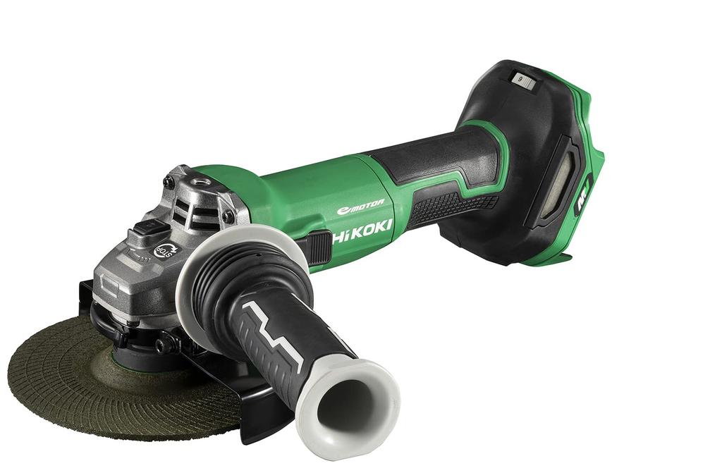 HiKOKI 36V Rechargeable Disc Grinder 150mm Grit Charger and Case Sold Slide Kickback Reduction Infinitely Variable G3615DC, Diameter, Separately,