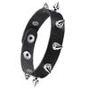 Punk 3 Piece Stud Bracelet Set Leather Couple Gothic Style Hand Chain