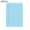200 Sheets Loose Leaf Paper 8'' X 10.5'' College Ruled Filler Notebook Paper 3-Hole Punched Binder Lined Paper for 3 Ring Binders