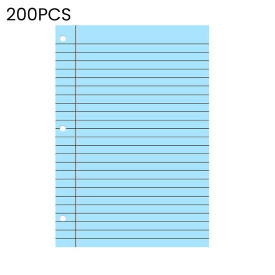 200 Sheets Loose Leaf Paper 8'' X 10.5'' College Ruled Filler Notebook Paper 3-Hole Punched Binder Lined Paper for 3 Ring Binders