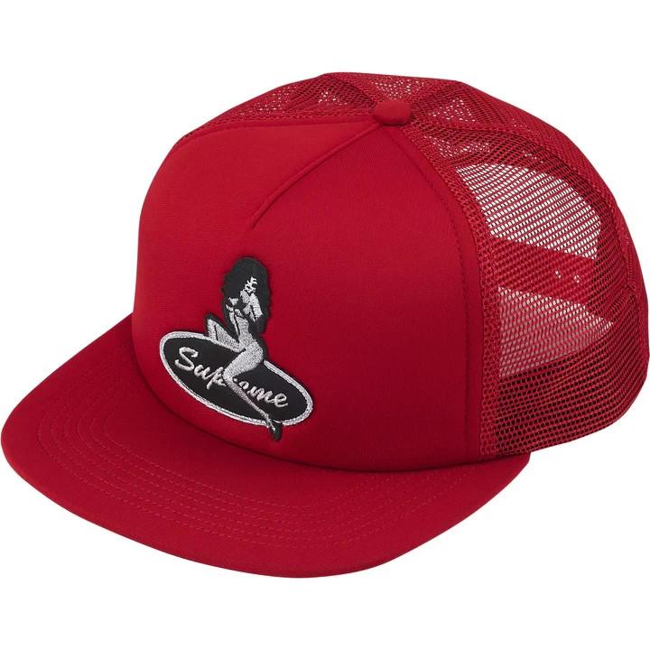 Supreme Pinup Mesh Back 5-Panel Red One-Size