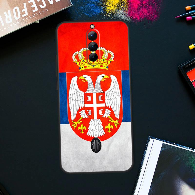 

Flag of Serbia Serbian Case For ZTE Nubia Red Magic 9 Pro Plus RedMagic 8 8S Pro Plus 6 7 6S 7S Pro 5S 6R 5G Cover RedMagic 8S Pro Plus