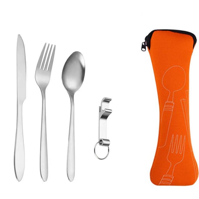 Ruhan Butterfly Flower Portable Camping Tableware Set