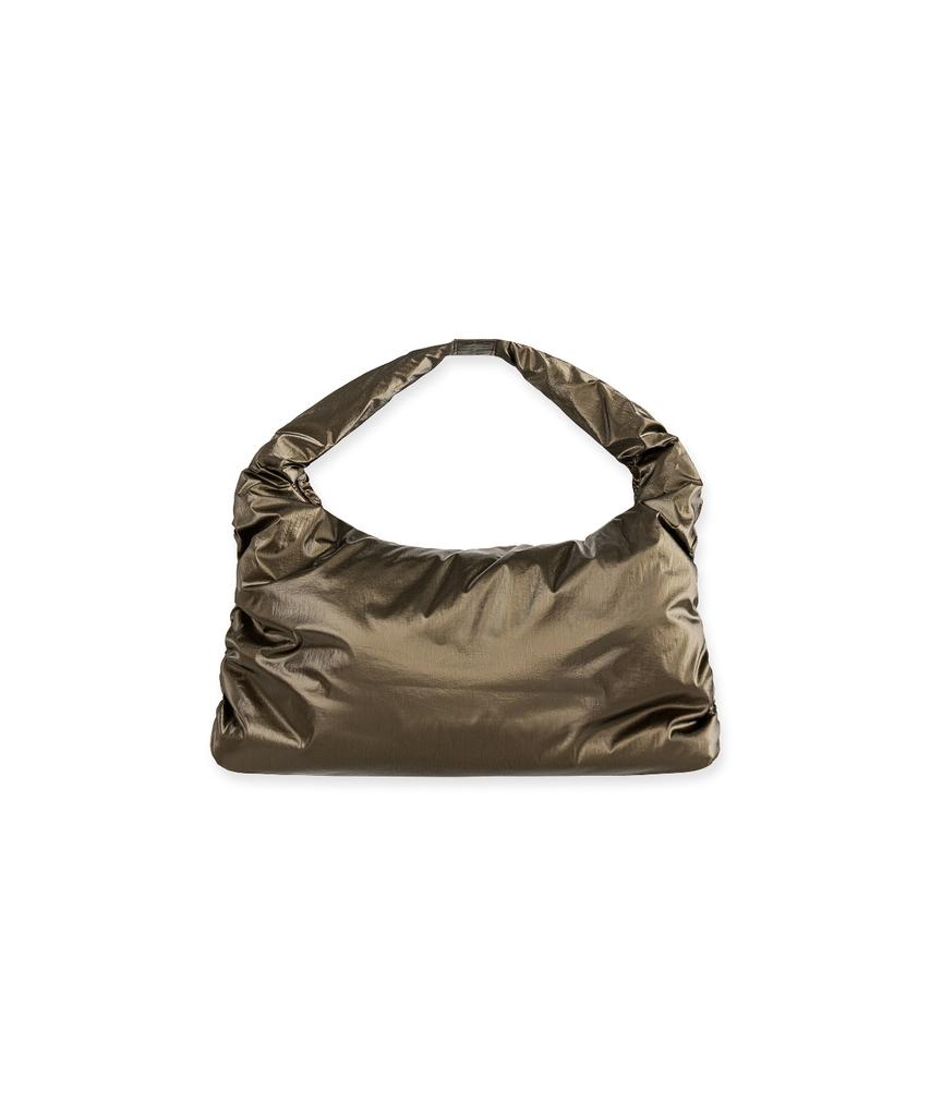 Abeehums Glossy Mini Tote Bag Abh348-702 Khaki