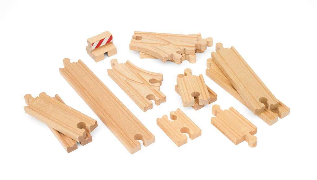 BRIO Additional Rail Set 33394 (Starter 13pcs)