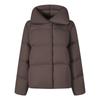 Tanner Women's Short Puffy Down Jacket with Large Lapel