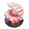 Aquarium Shell Air Bubbler Decoration Simulation Artificial Resin Fish Tank Shell Ornament with Air