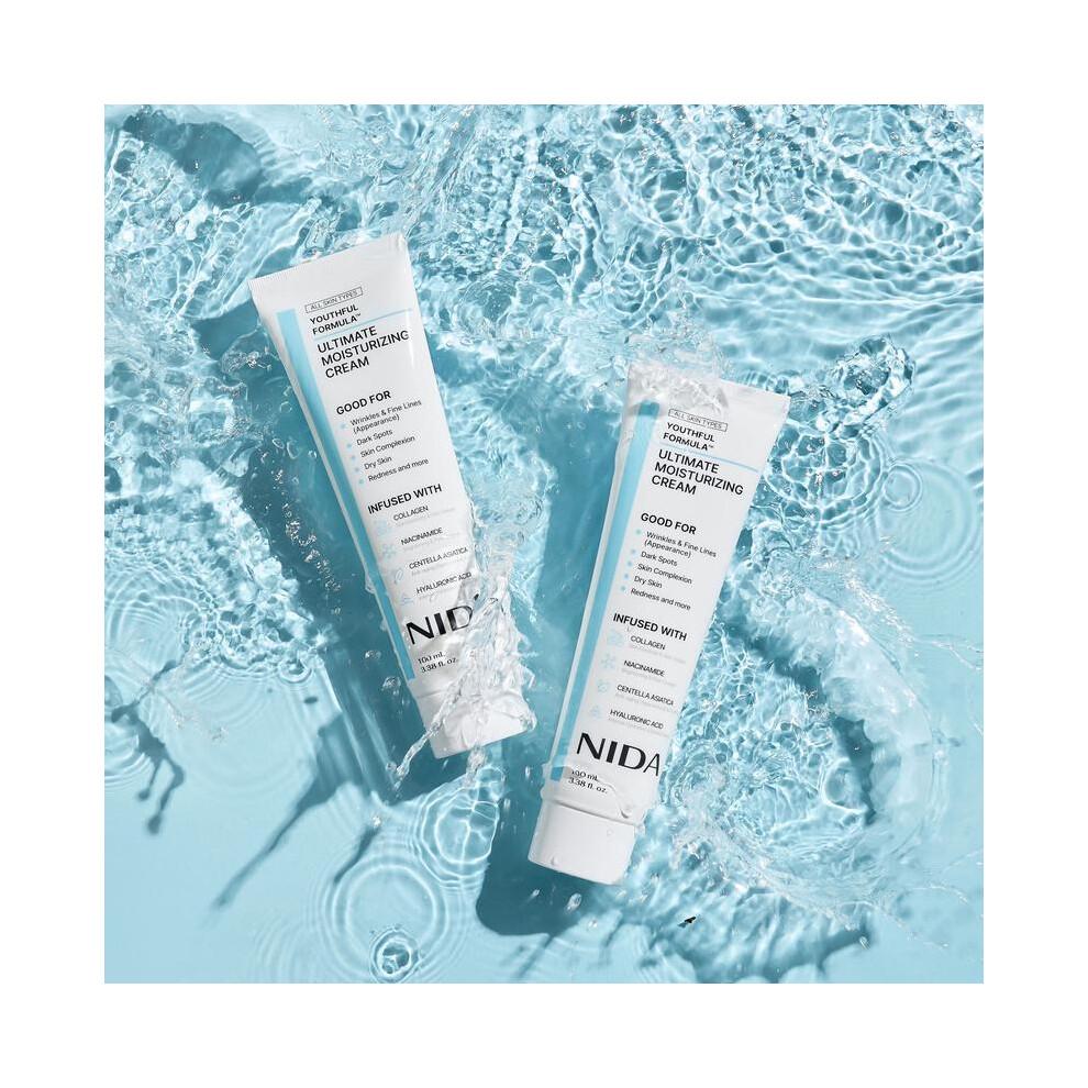 NIDA Fórmula Juvenil Crema Hidratante Definitiva (100 ml) / Colágeno, Niacinamida, Centella Asiática, Ácido Hialurónico / Arrugas, Manchas Oscuras, Cuidado de la Piel