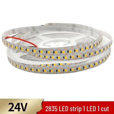 LED Strip Light - 24V, 2835, Cuttable, 120 LEDs/m, 1 LED Per Cut, Color Options: 2700K, 3000K, 3500K, 4000K, 6500K