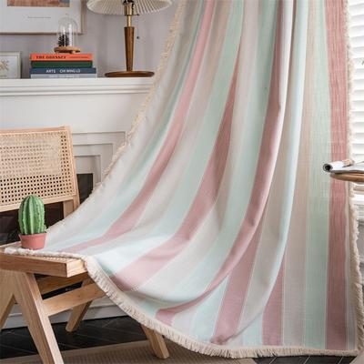 Tende a Righe Couture - Avorio e Antracite Misto Cotone Biologico | Sistema Diffusione Luce per Dispense Chef e Soggiorni Moderni