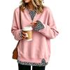 Damen Lässiger Zweiteiler mit Print Langarm Lockerer Schnitt Sweatshirt