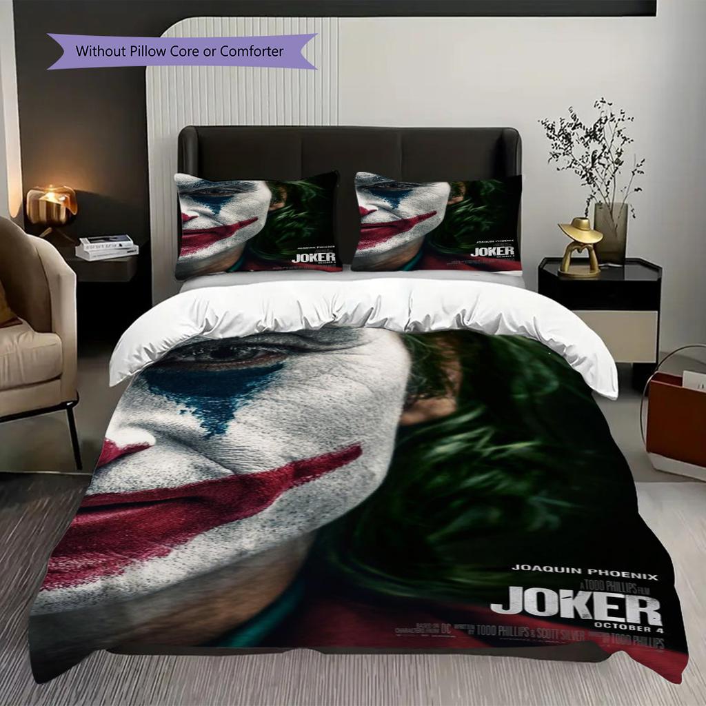 Joker Clown'S Rise Bedding 1 Duvet Cover 2 Pillowcase Without Core Duvet Cover And Pillowcase Christmas Birthday Gift Bedding Set