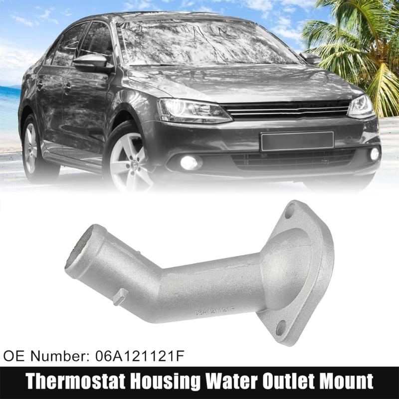 High Performances Aluminum Coolant Hose Fitting Replaces 06A121121F for Golf Efficient Heat Dissipation & Long Lasting