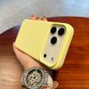 iPhone 17 Pro Max Liquid Silicone Case with Integrated Buttons, Drop-Proof Protection