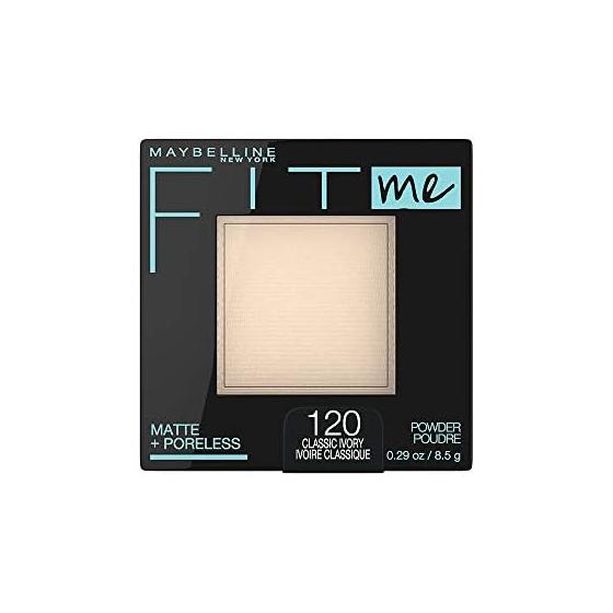 MAYBELLINE Fit Me Пудра-основа 120 Макияж не стирается, высокая стойкость, маскирует поры