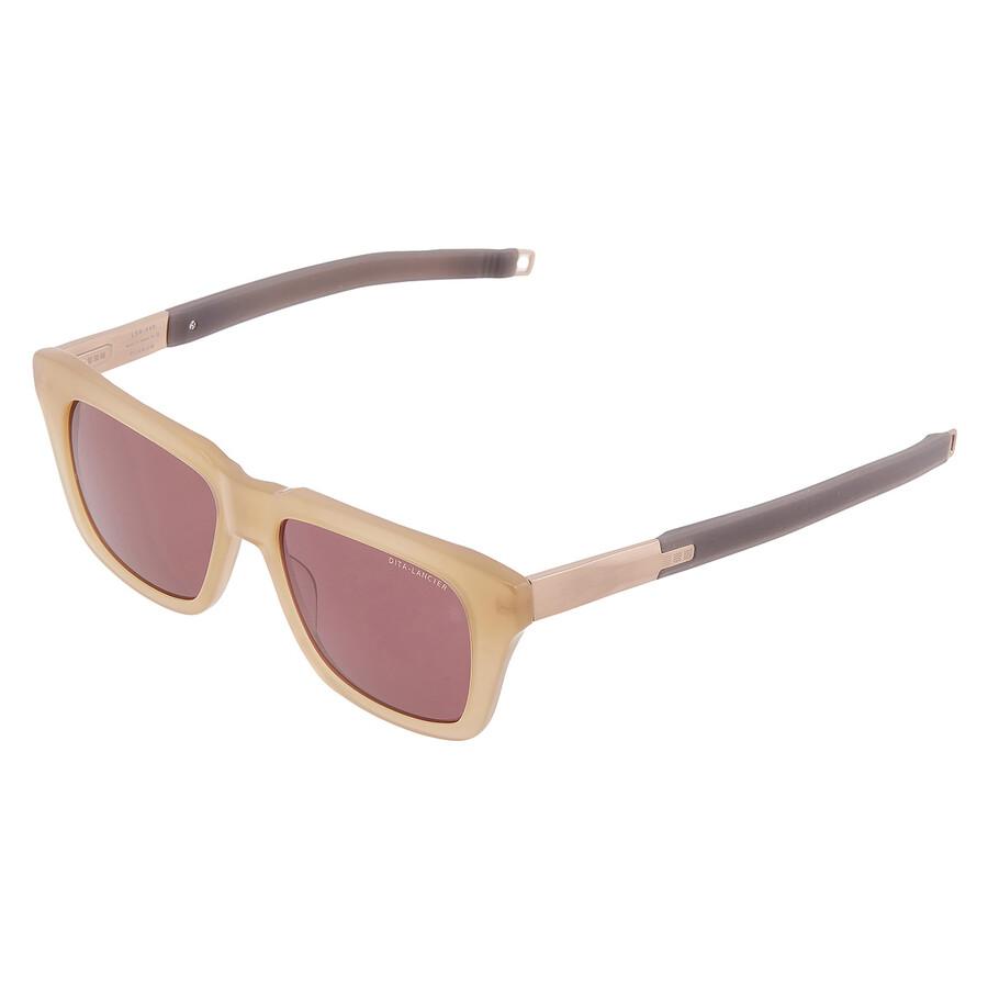 Lancier Polarized Brown Square Unisex Sunglasses Lsa 440 01 54