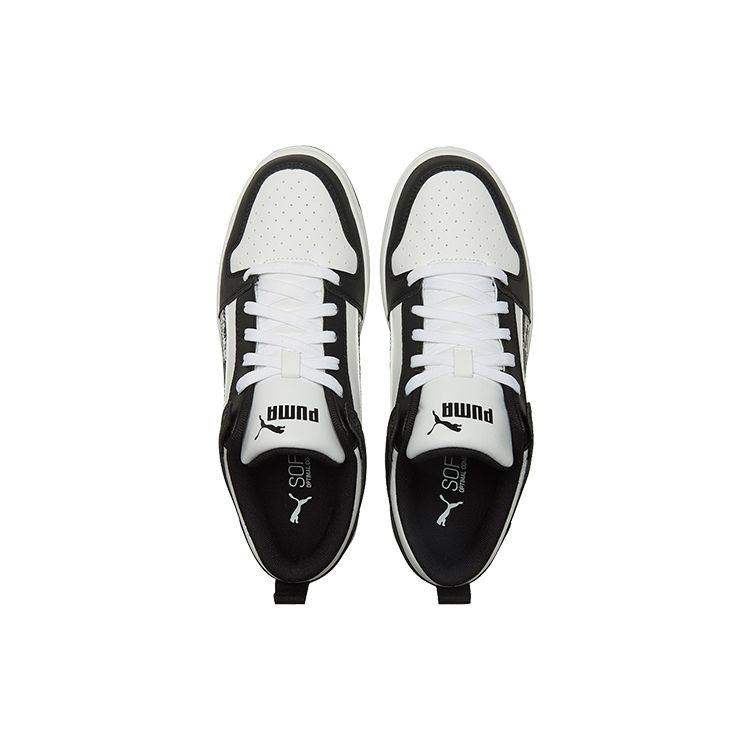 Puma Rebound LayUp Low Unisex Černá Bílá Kamufláž 368876-01