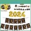New Year Party Decoration Set With Latex Balloons Festive And Vibrant Elements For 2024 Celebration