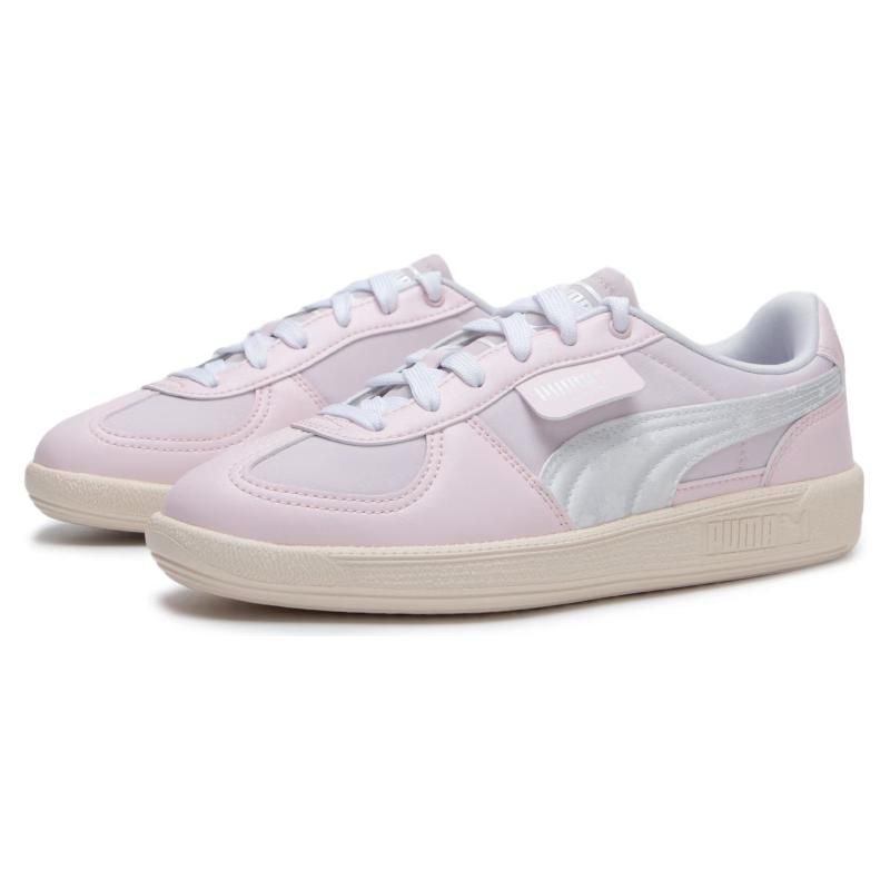Puma Palermo Fabric Synthetic Leather Fashion Simple Low Top Sneakers Women Sneakers Pink White 399342-01